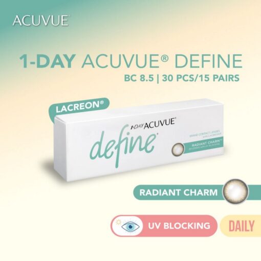 1day acuvue define Radiant Charm contact lenses