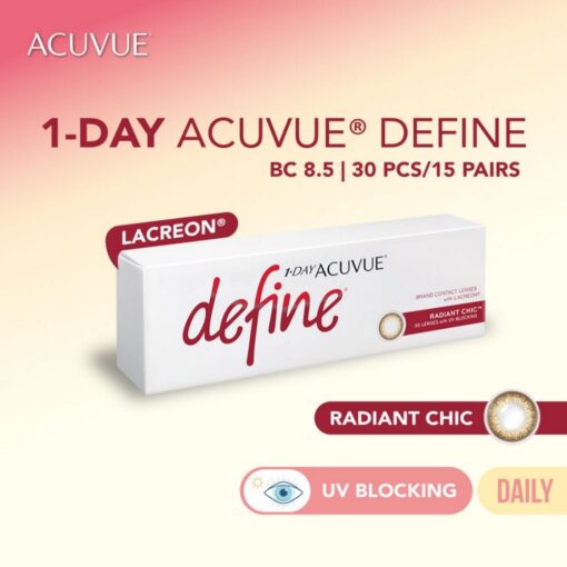 acuvue 1day define radiant chic