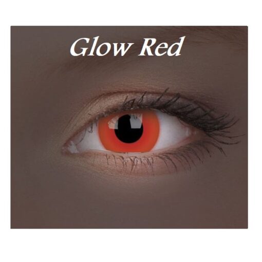 Colourvue Crazy Lens Glow RED