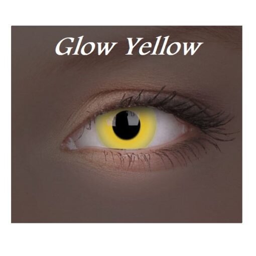 Colourvue Crazy Lens Glow Yellow