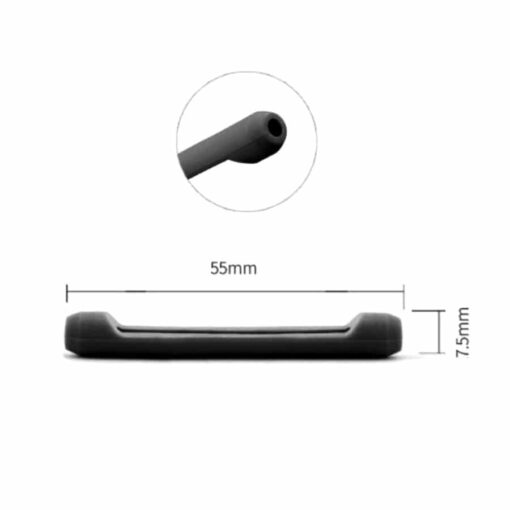 Anti-slip Silicone Ear Hook Measurement