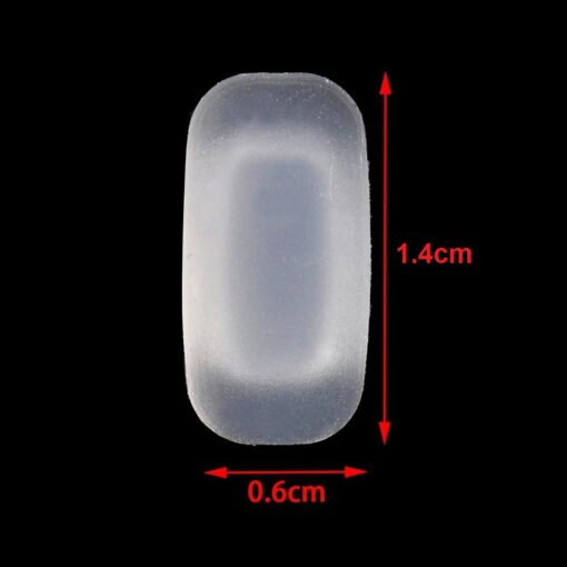 14mm Anti-Slip Square Silicone Nose Pad