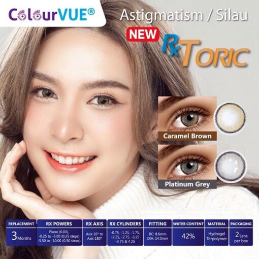 ColourVue RX Toric for Astigmatism Lenses