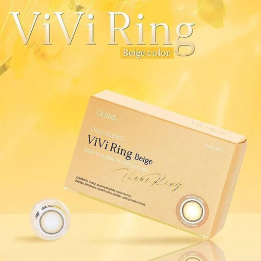 ViVi Ring Beige Coloured Lenses