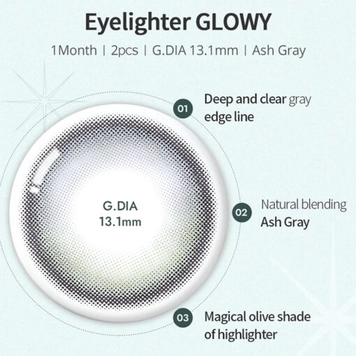 OLens Eyelighter Glowy Ash Gray Colour