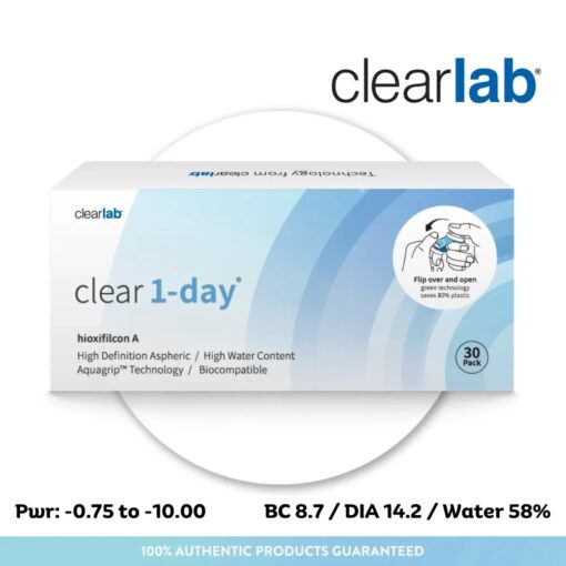Clearlab Clear 1-Day Contact Lenses 30s